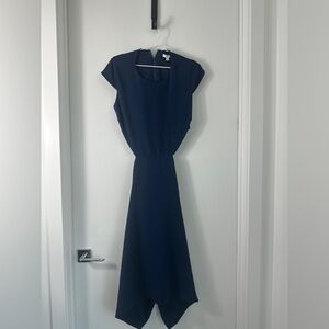 Eva Mendes for New York & Company Navy Midi Dress